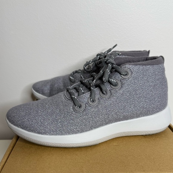 Allbirds - Merino Wool Runner-up Mizzle Water Repellent Sneaker - Medium Grey - Picture 7 of 8